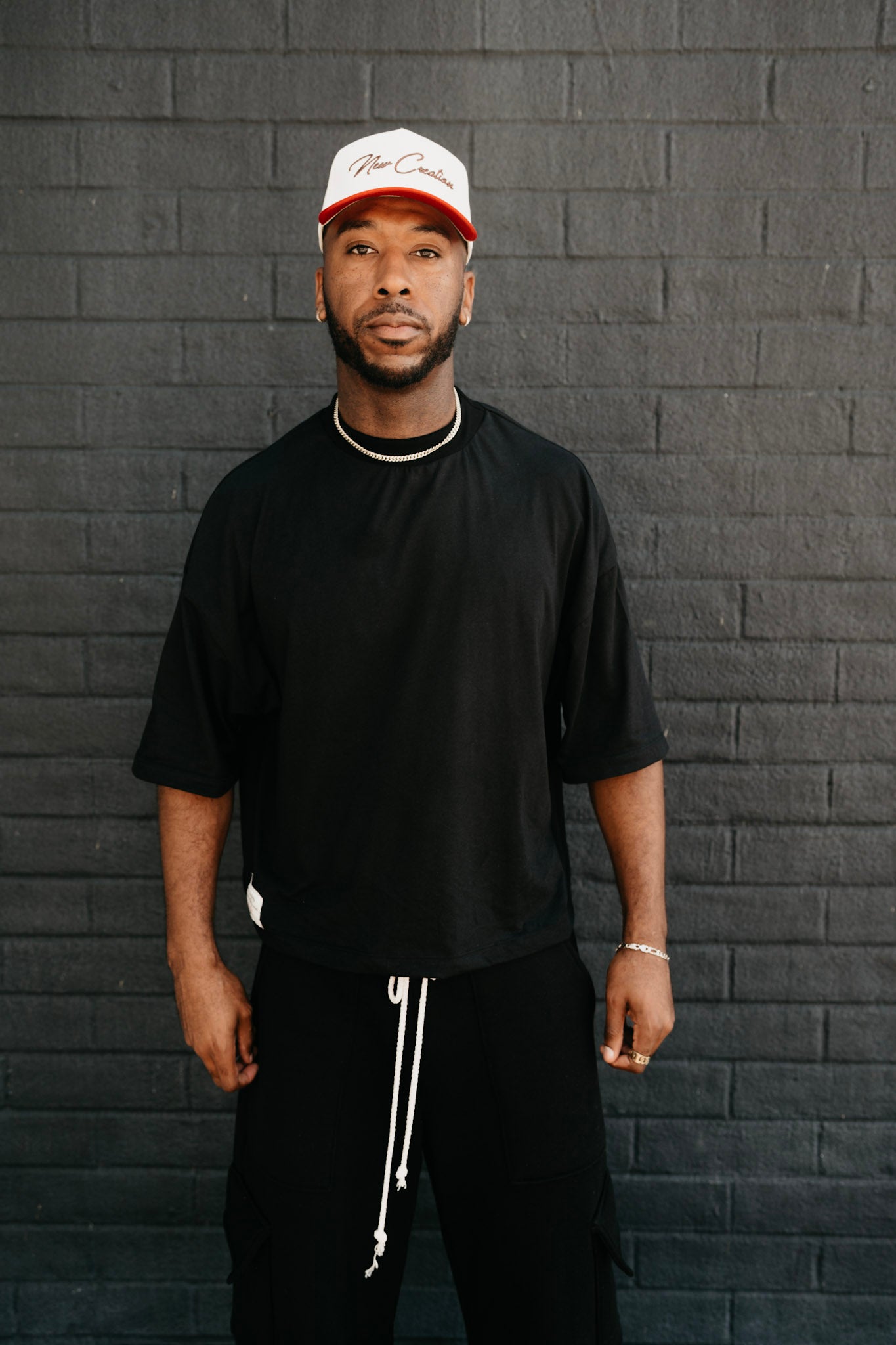 Lightweight Boxy Cropped Tee - Black