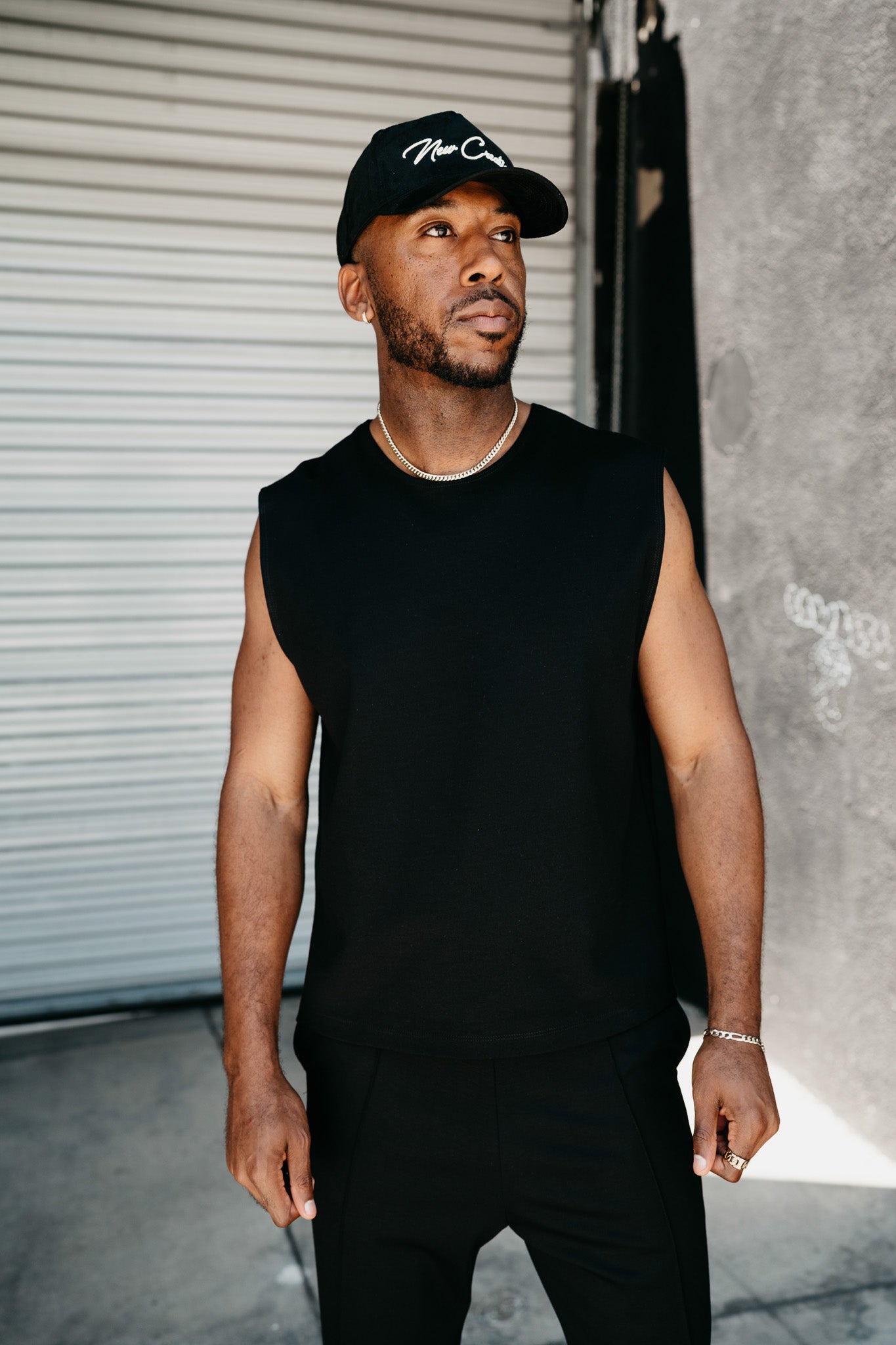 Slim Elevated Jogger - Black