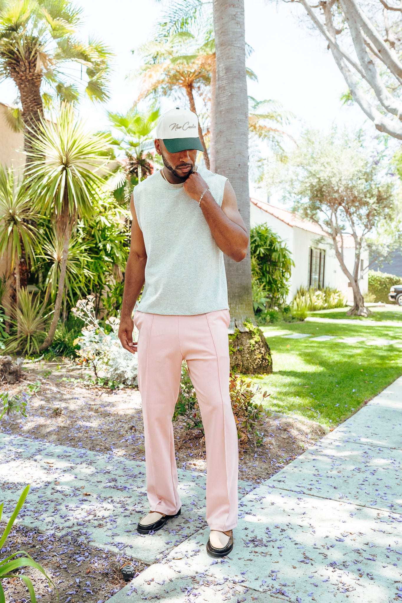 Slim Elevated Jogger - Mauve