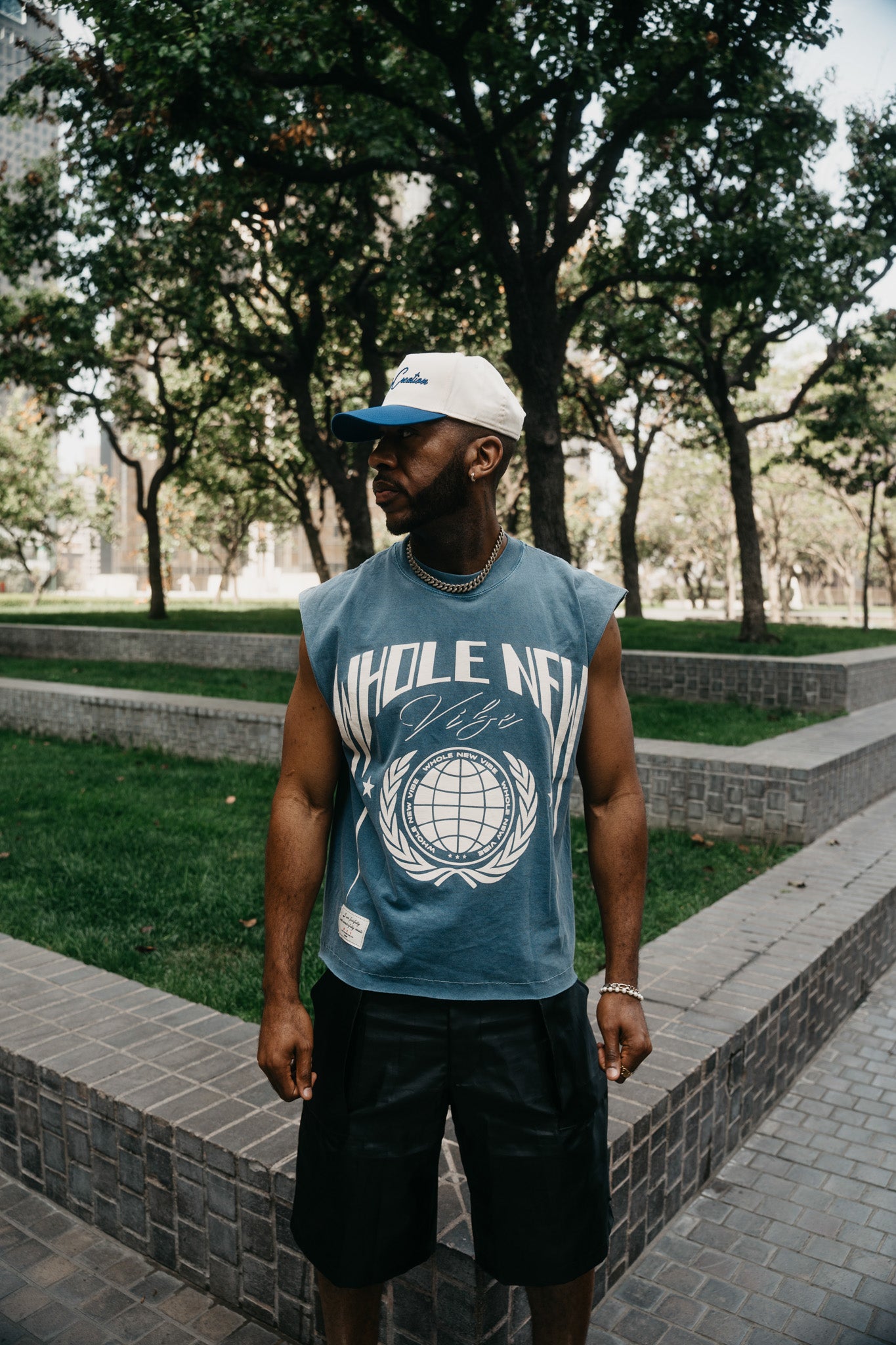 Ice Blue Graphic Tank - WNV
