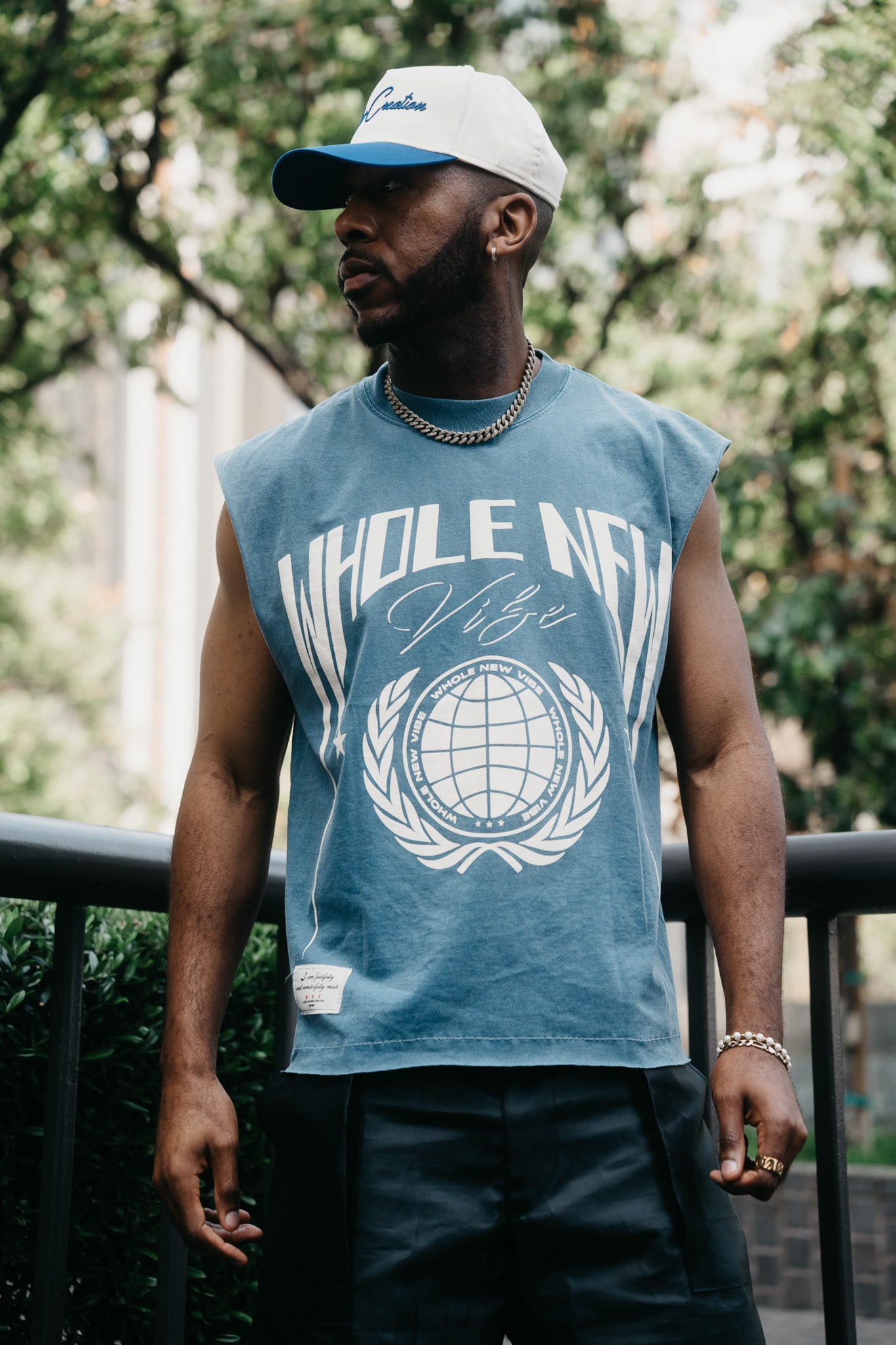 Ice Blue Graphic Tank - WNV