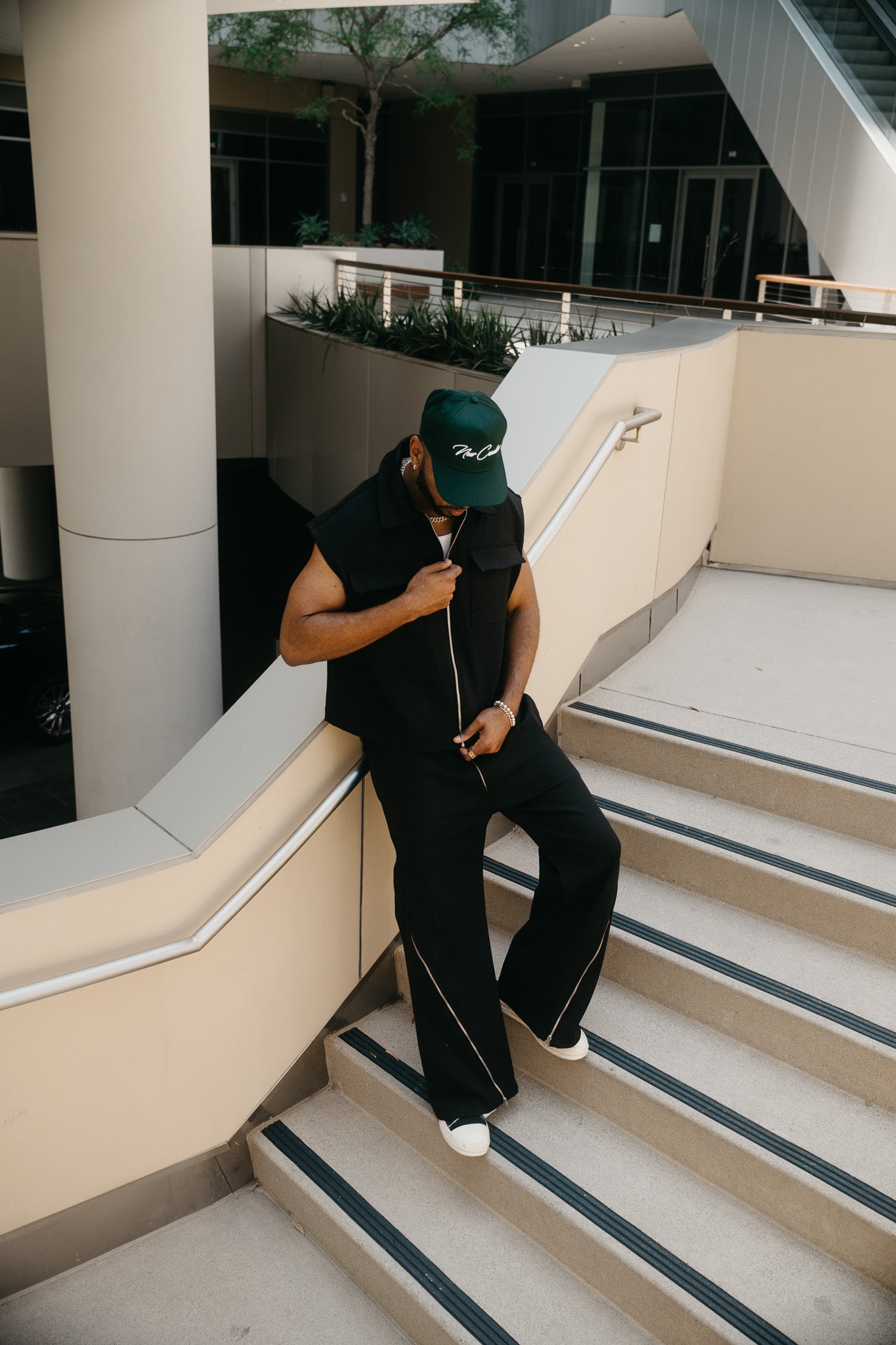 Black Denim Zip Pants 2.0