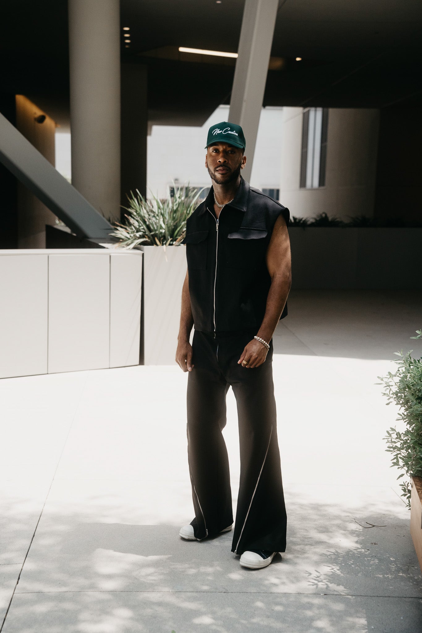 Black Denim Zip Pants 2.0