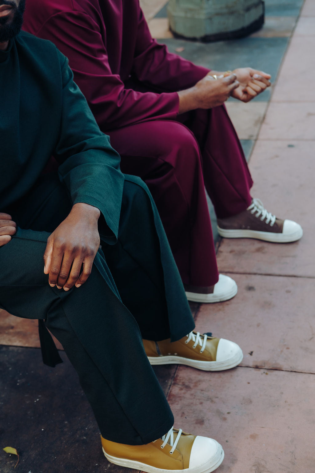 Merlot- Heavy Flared Pants
