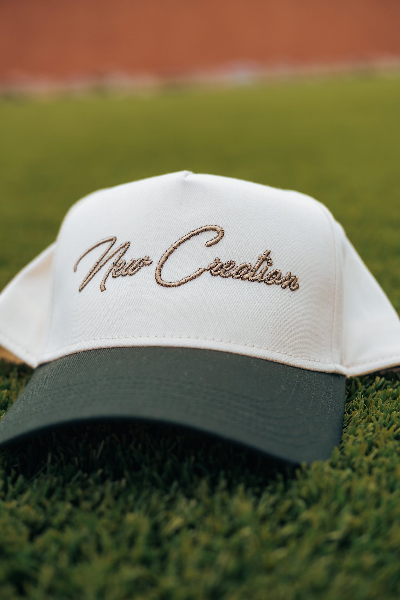 Natural/Green 2-Tone Hat Snapback