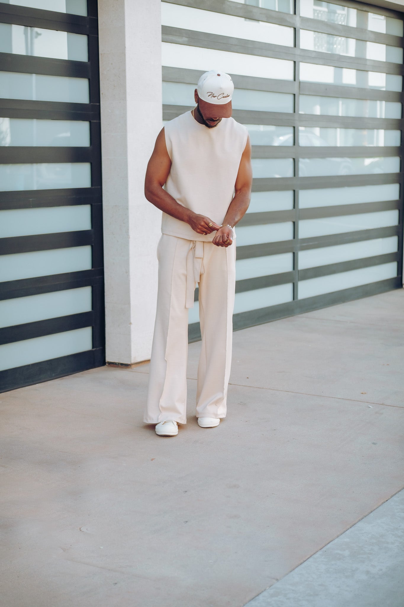Sand- Heavy Flared Pants (limited)