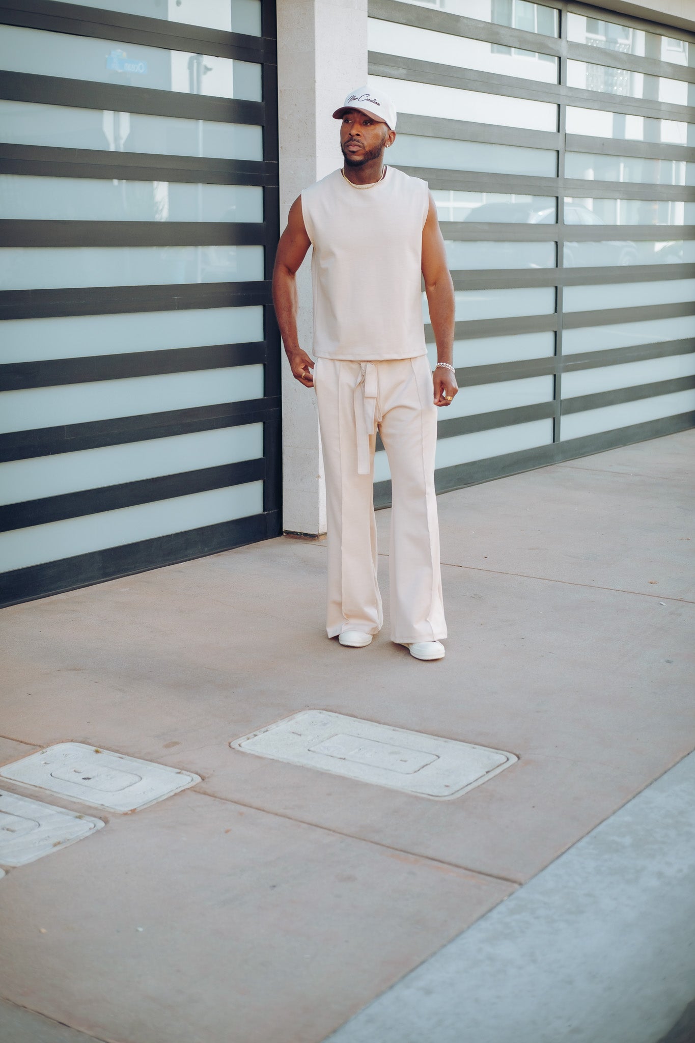Sand- Heavy Flared Pants (limited)