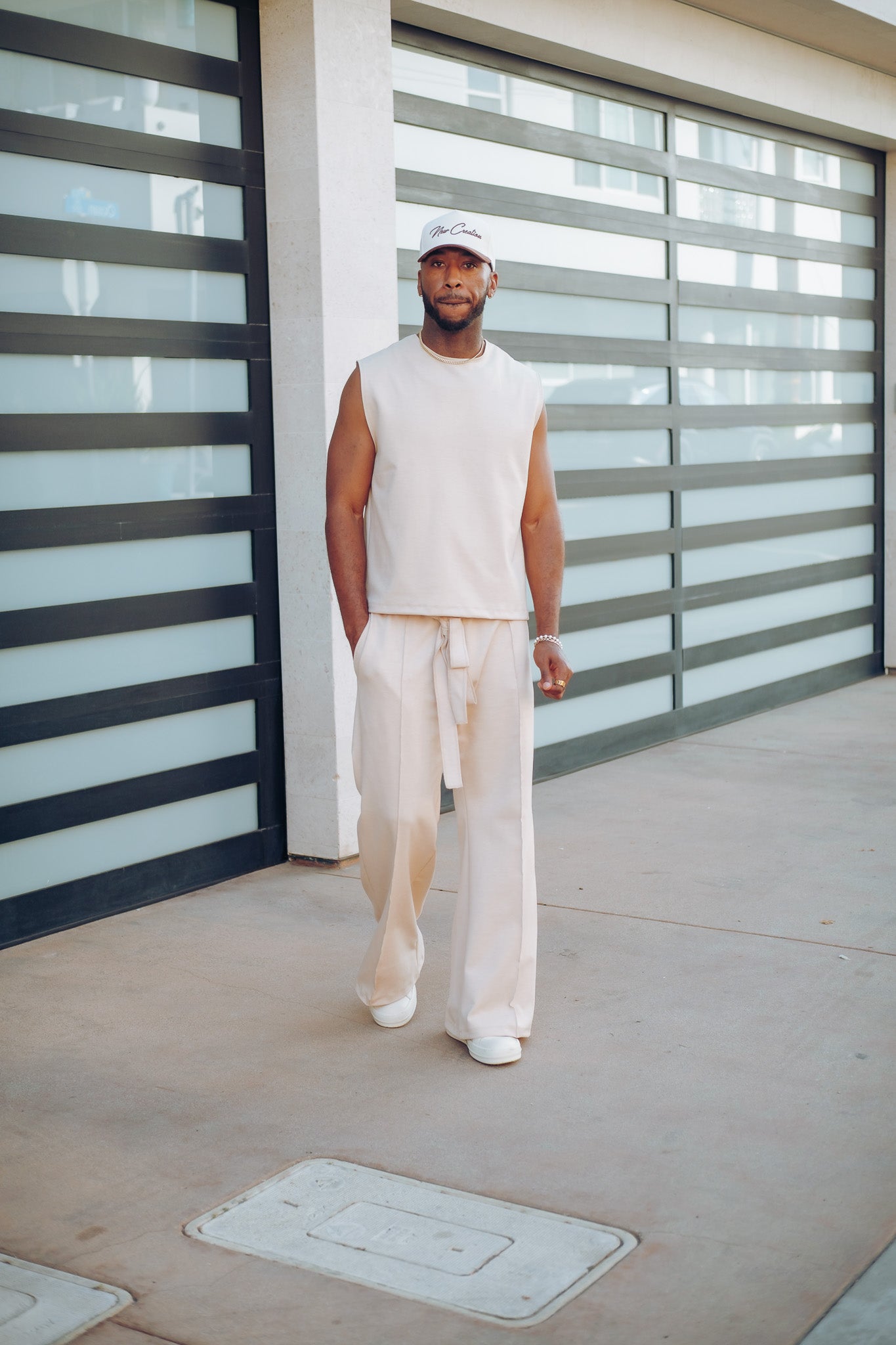 Sand- Heavy Flared Pants (limited)