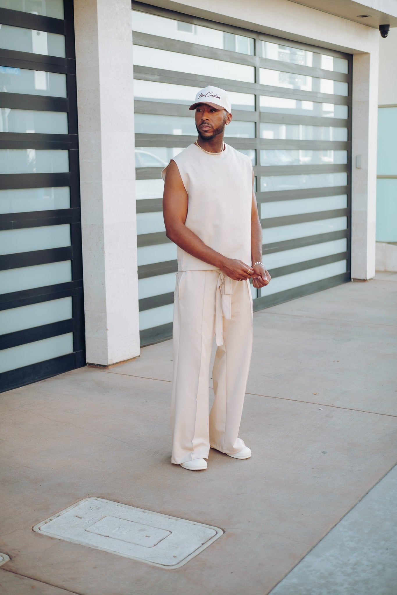 Sand- Heavy Flared Pants (limited)