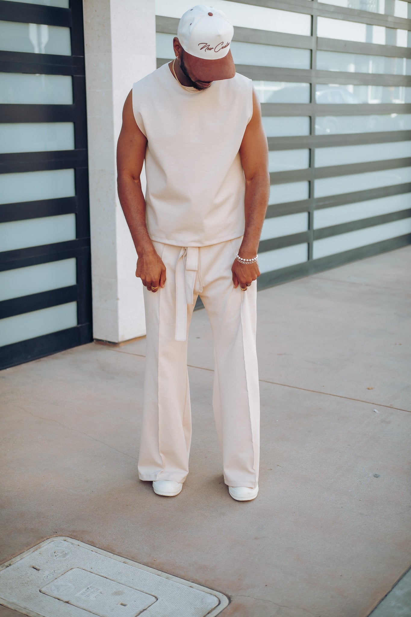 Sand- Heavy Flared Pants (limited)