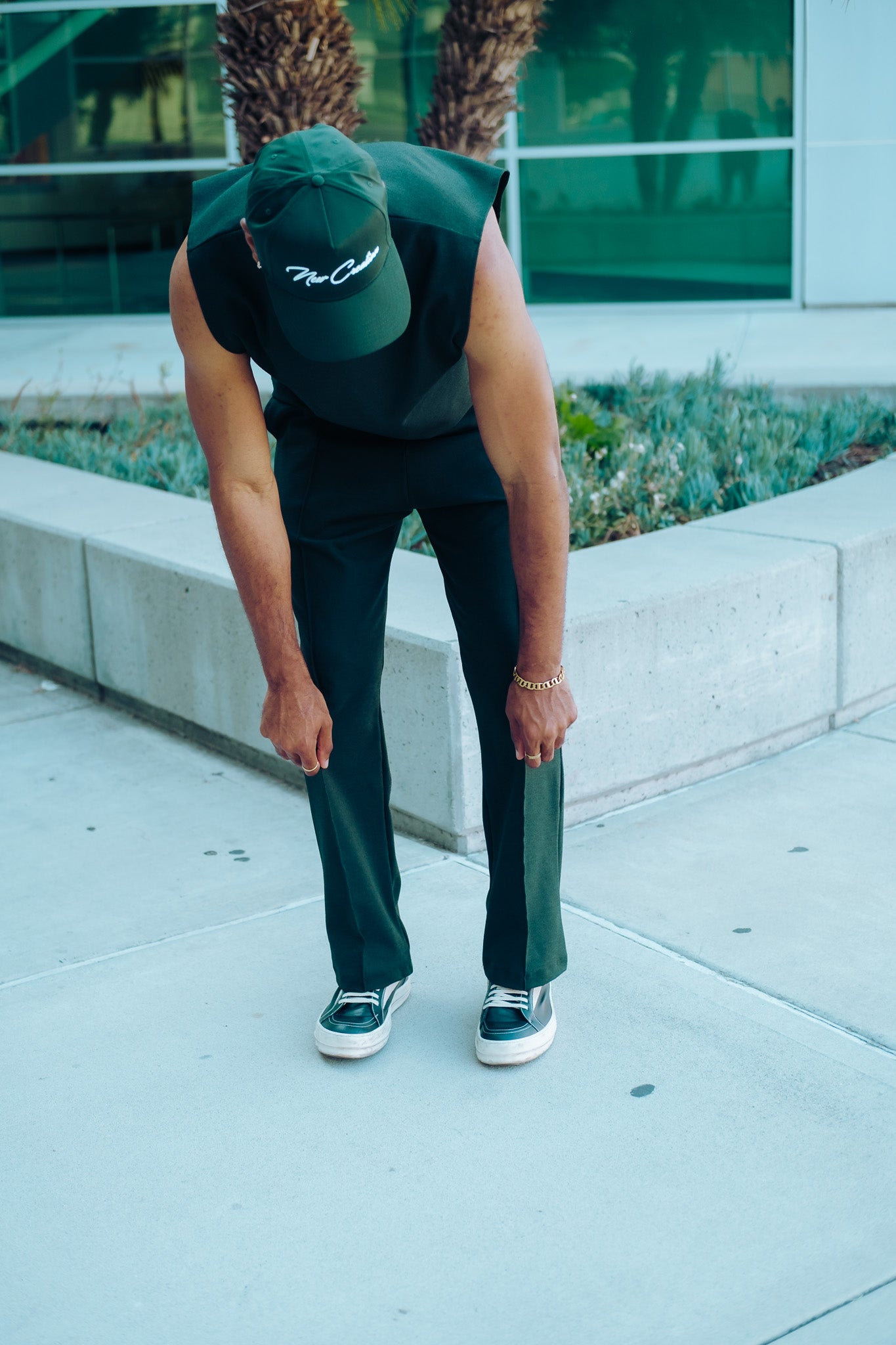 Slim Elevated Jogger - Hunter Green