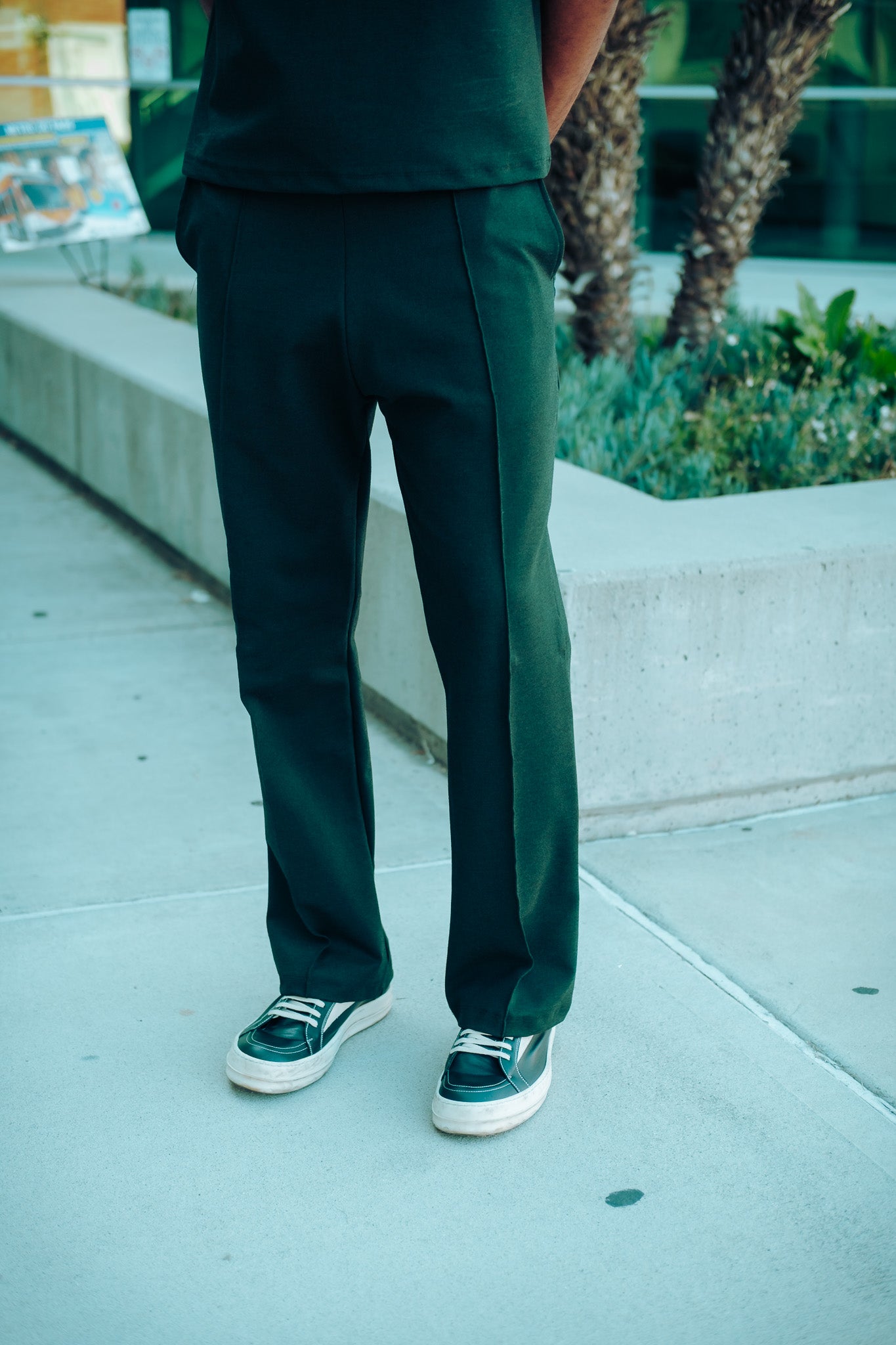 Slim Elevated Jogger - Hunter Green