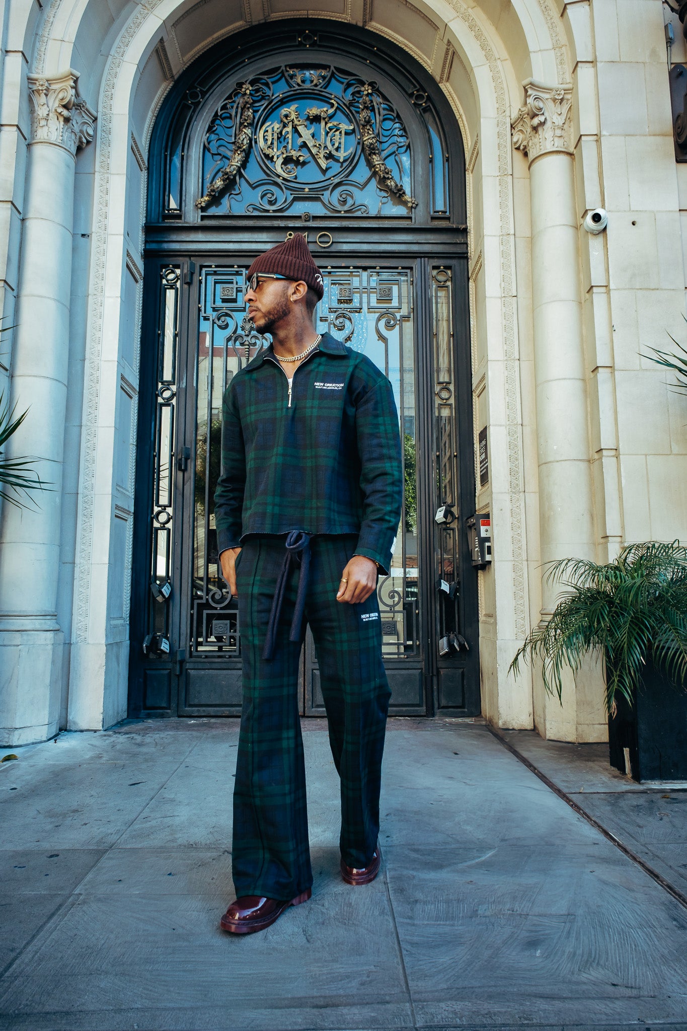 2.0 Plaid Flare Pants