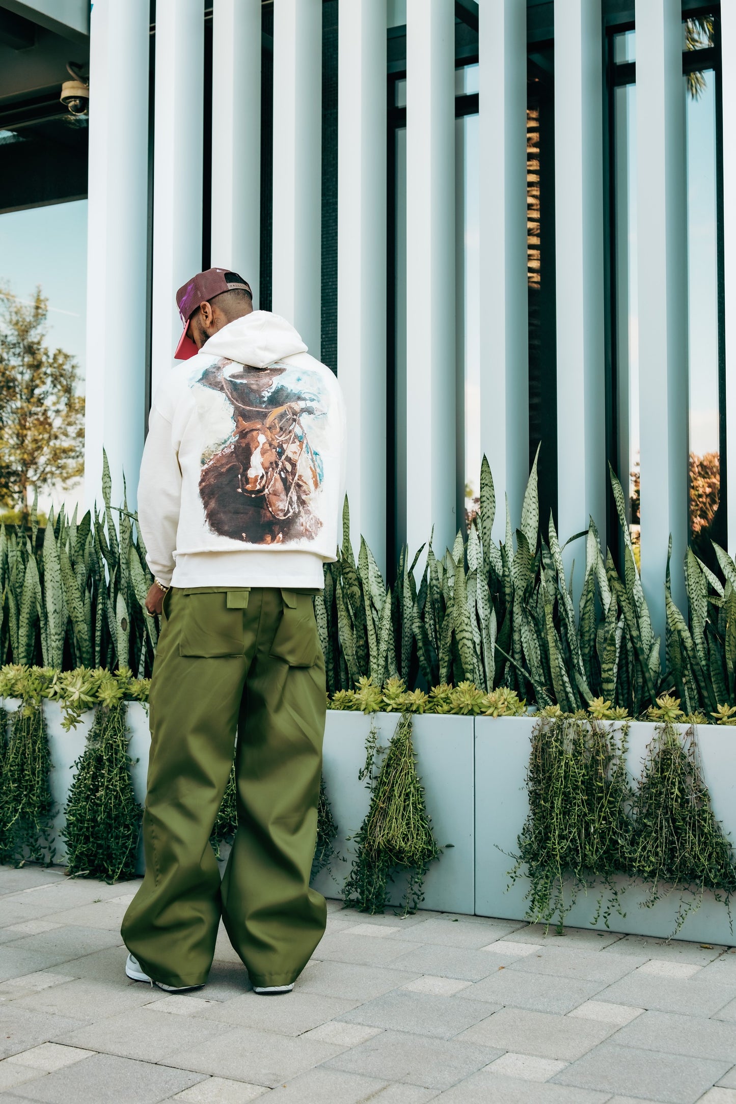 Heavy Nylon Cargo -Olive