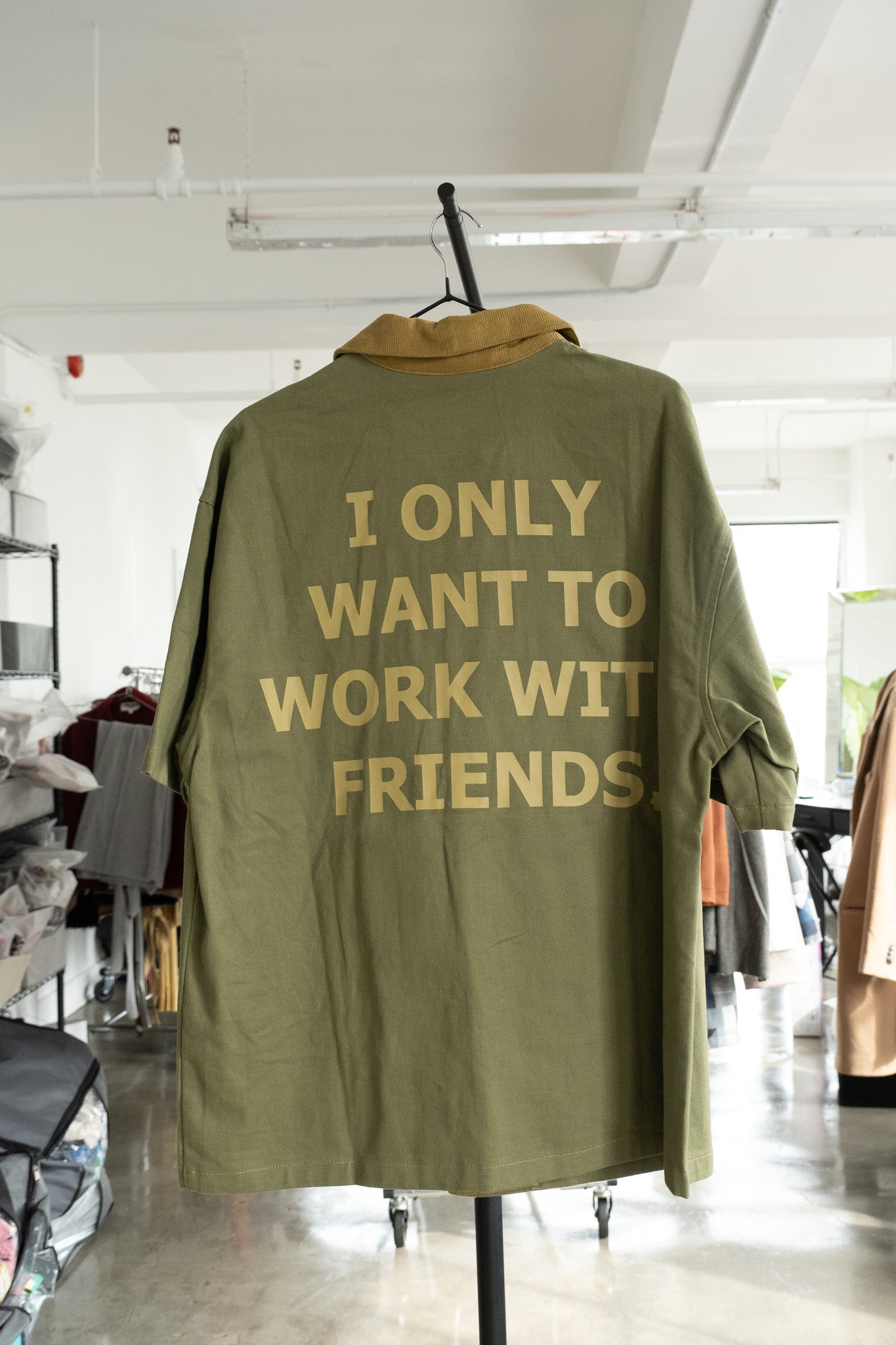 EDG Olive green shirt- L