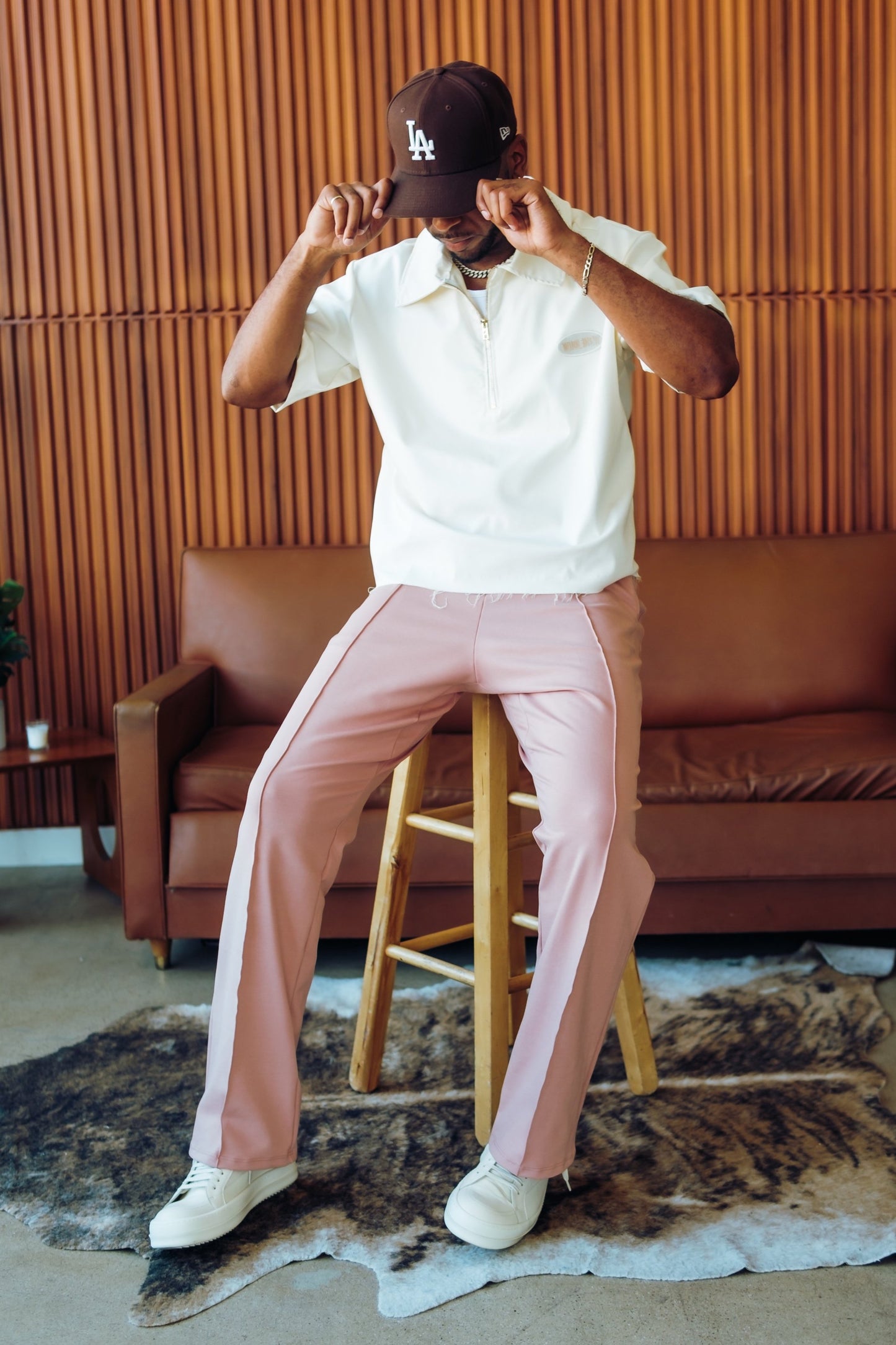 Slim Elevated Jogger - Mauve