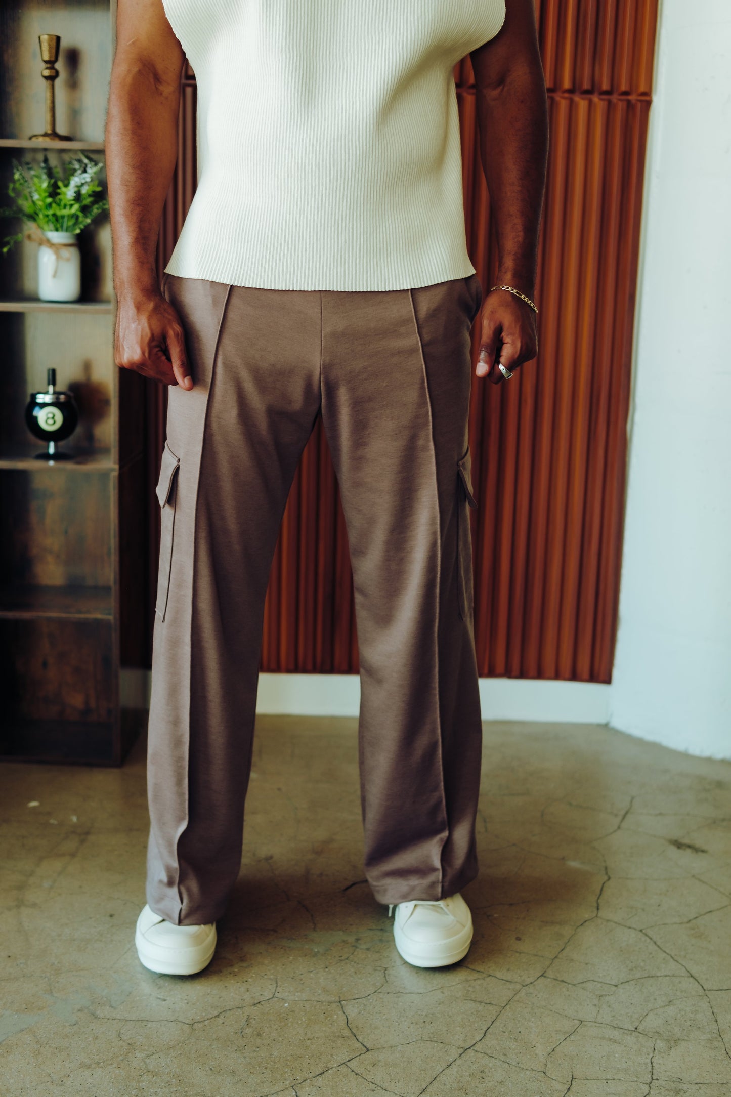 Relaxed Lounge Pants -Taupe