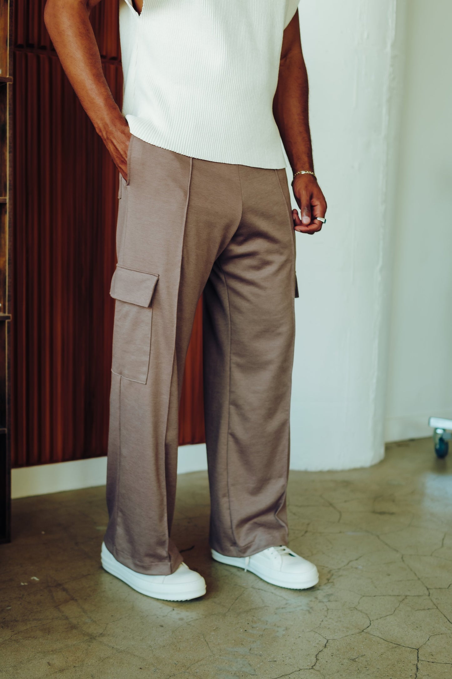 Relaxed Lounge Pants -Taupe