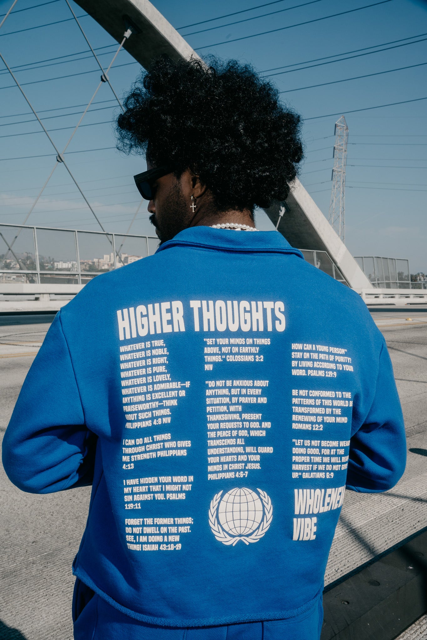 Heavy Terry QTR Zip - Dodger Blue