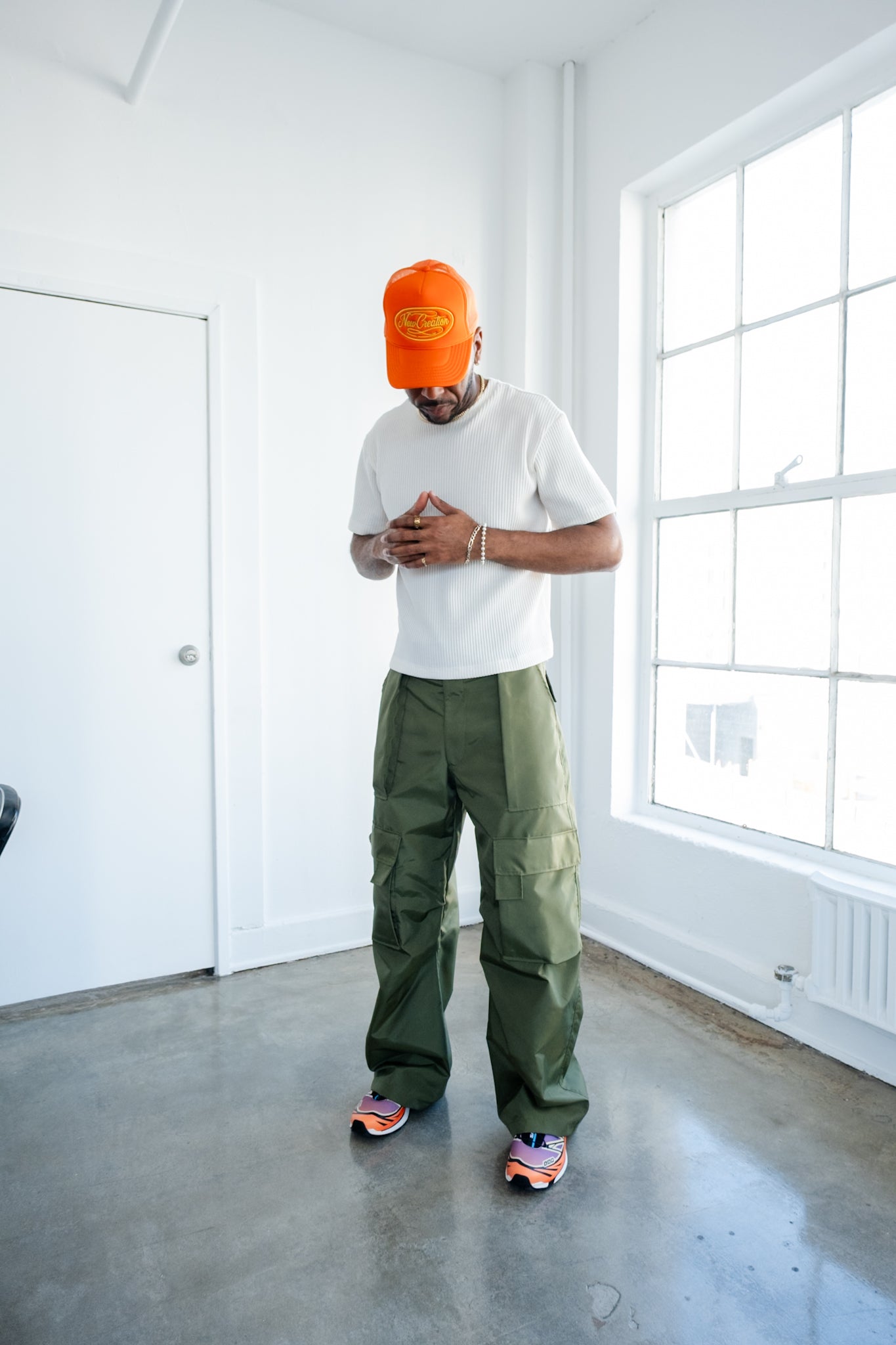Heavy Nylon Cargo -Olive