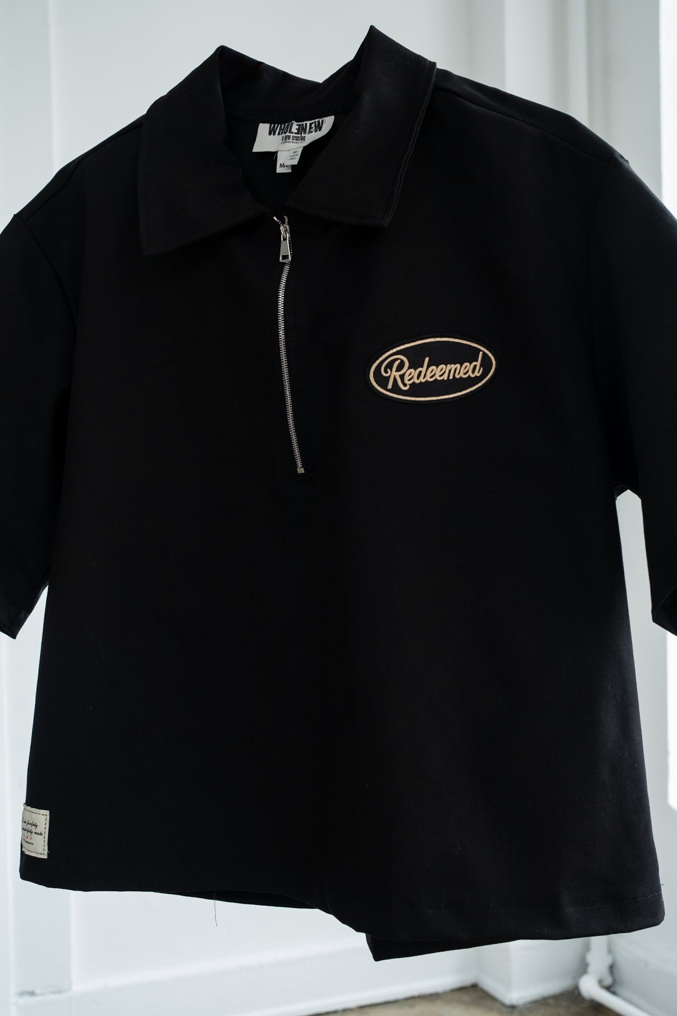 QTR Zip Shirt - Black