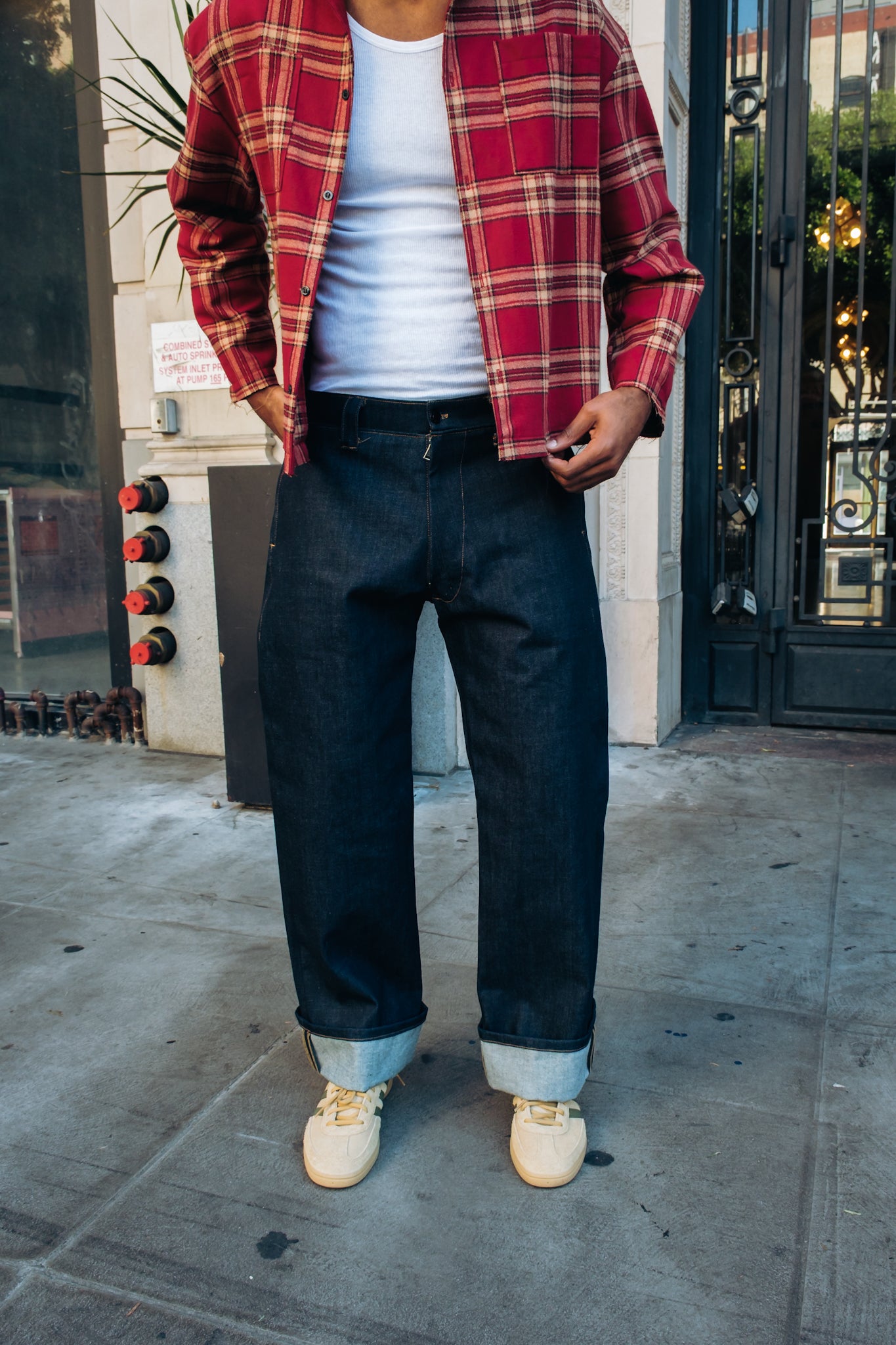 Raw Indigo Denim- Straight Leg