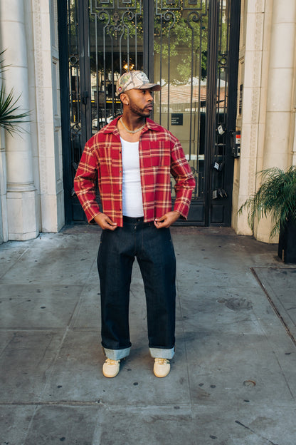 Cotton Flannel - Red