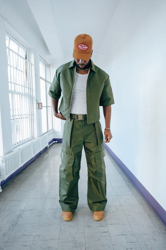 Heavy Nylon Cargo -Olive