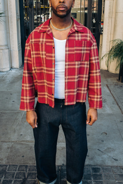 Cotton Flannel - Red