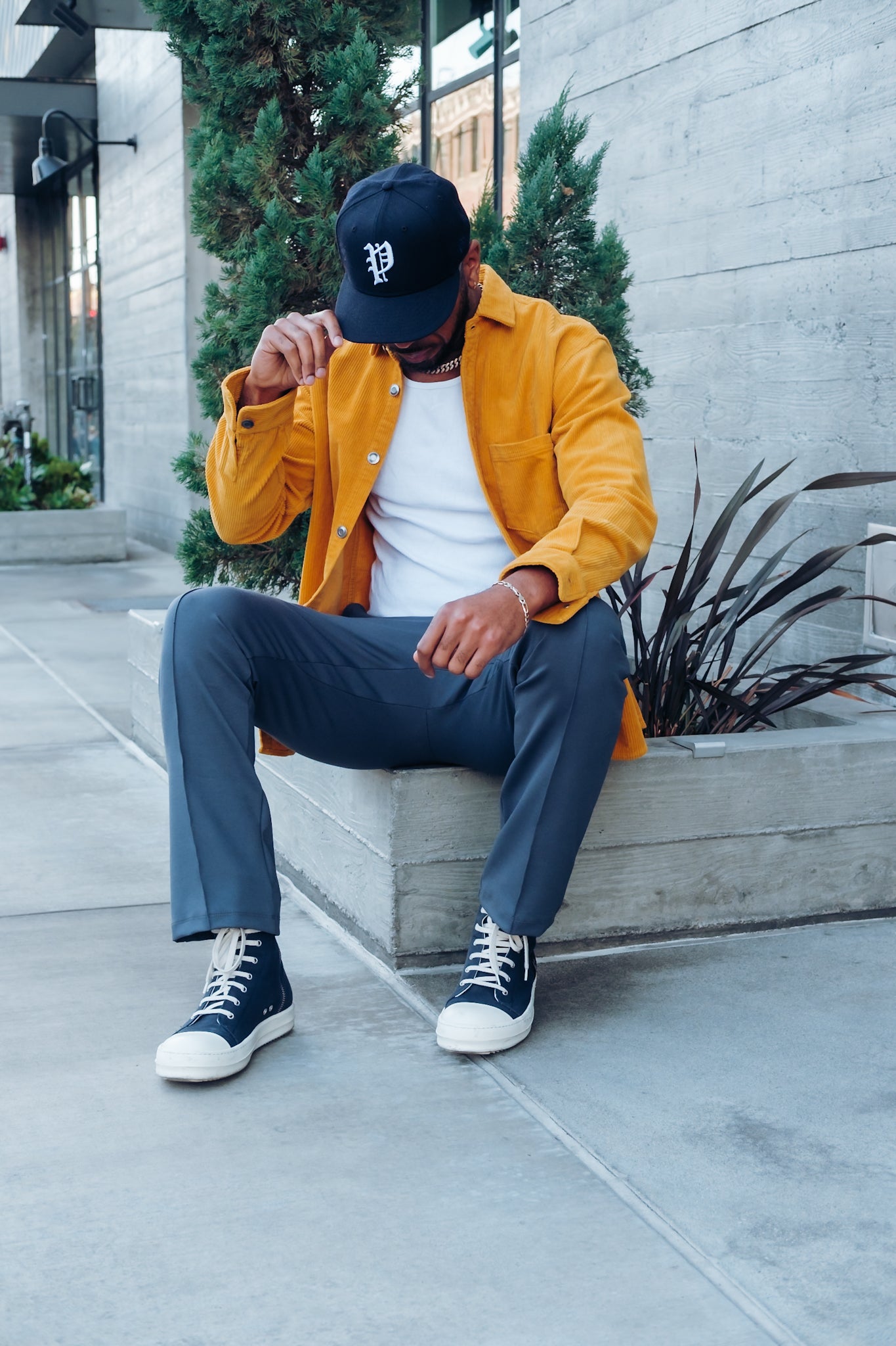 Slim Elevated Jogger - Slate Grey