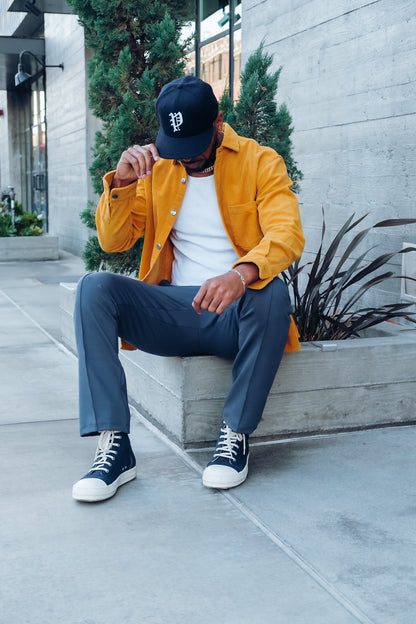 Slim Elevated Jogger - Slate Grey