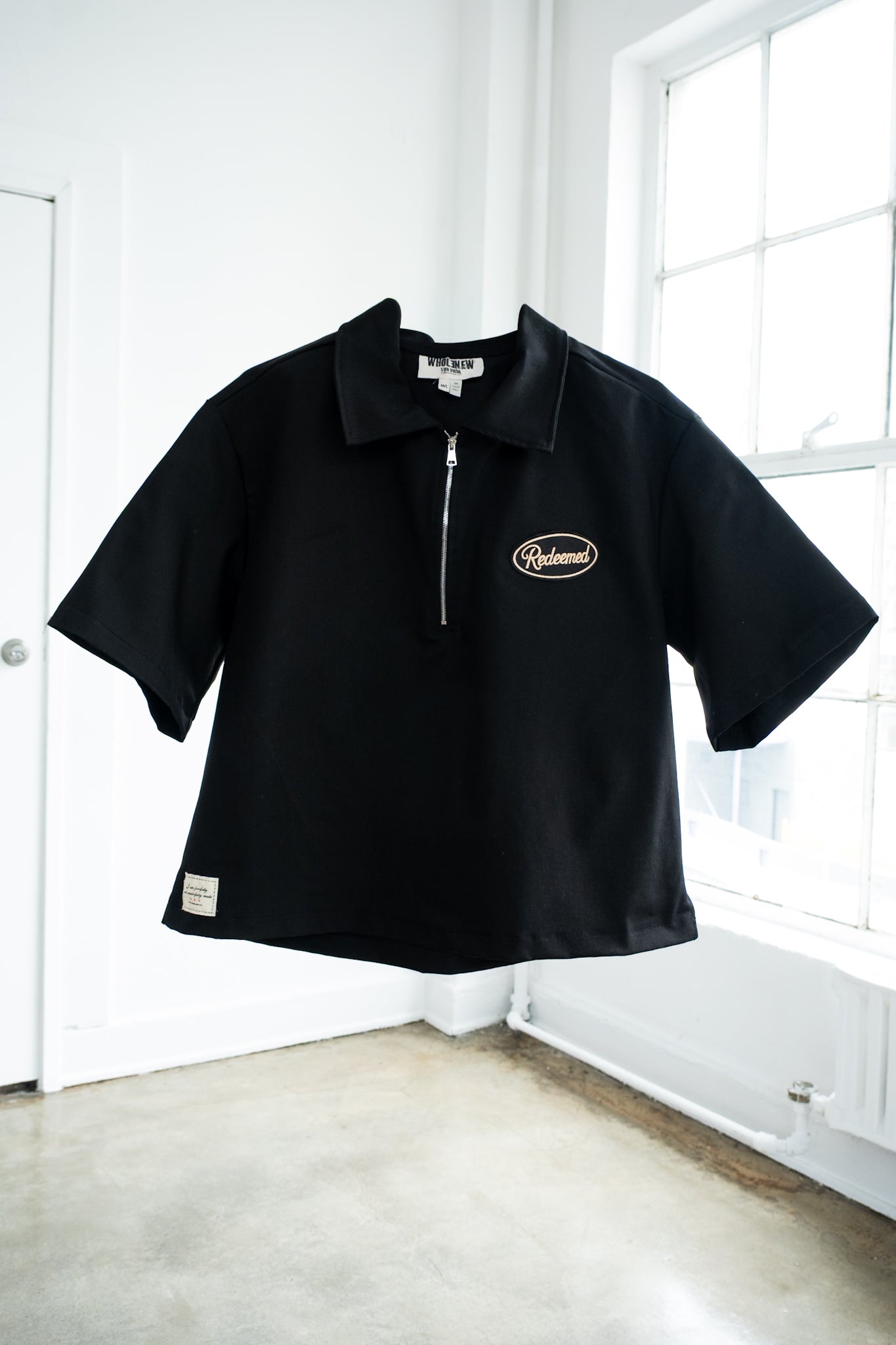 QTR Zip Shirt - Black