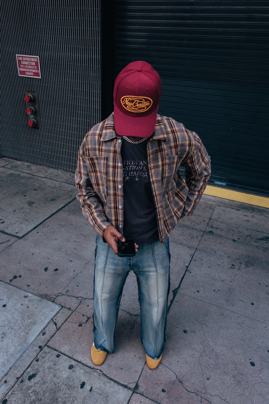 Cotton Flannel - Grey/ Yellow