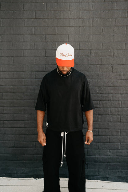 Lightweight Boxy Cropped Tee - Black