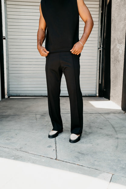 Slim Elevated Jogger - Black