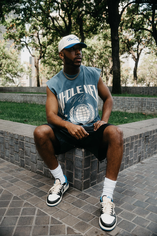 Ice Blue Graphic Tank  - WNV