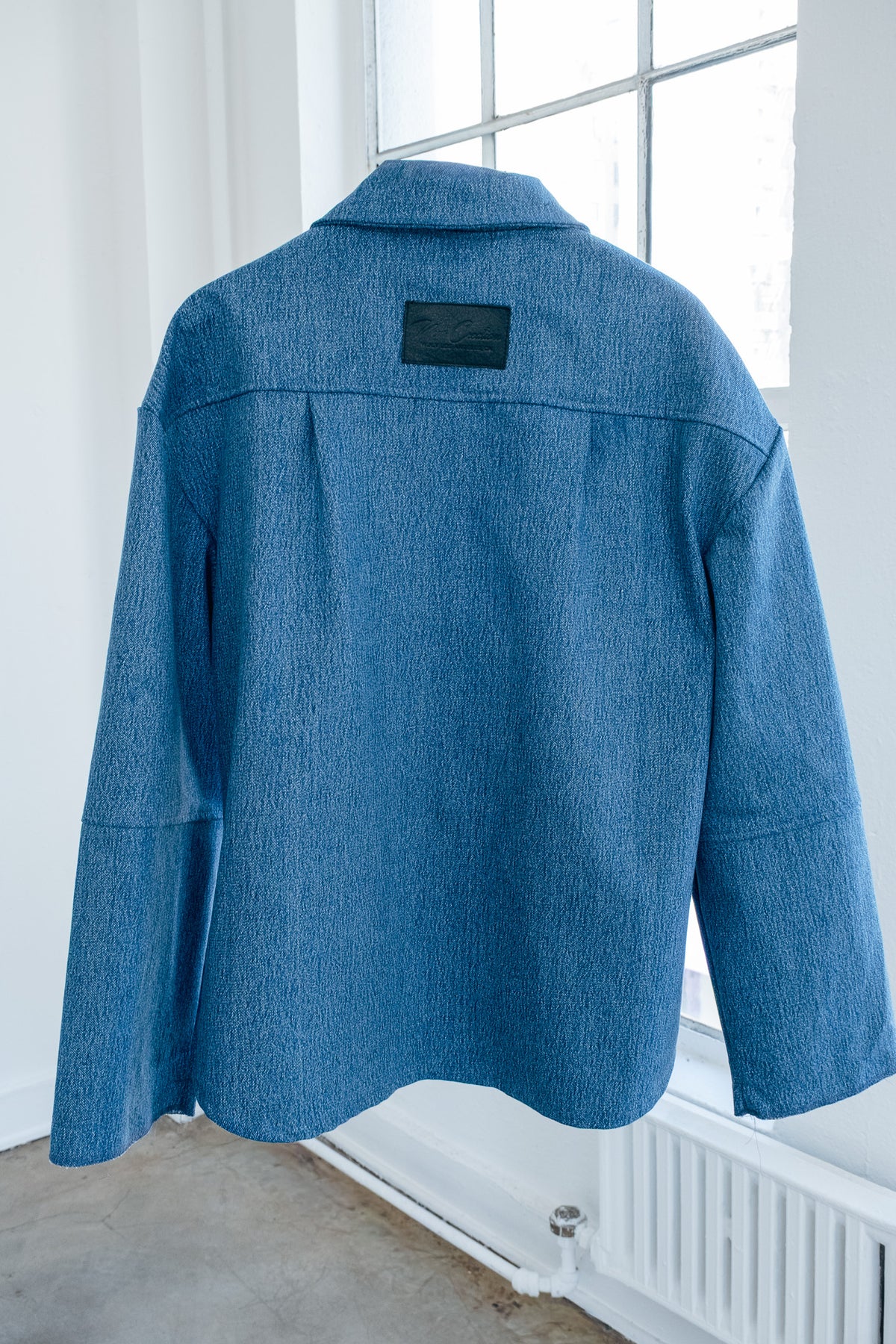 Shacket Button Up- Light Denim