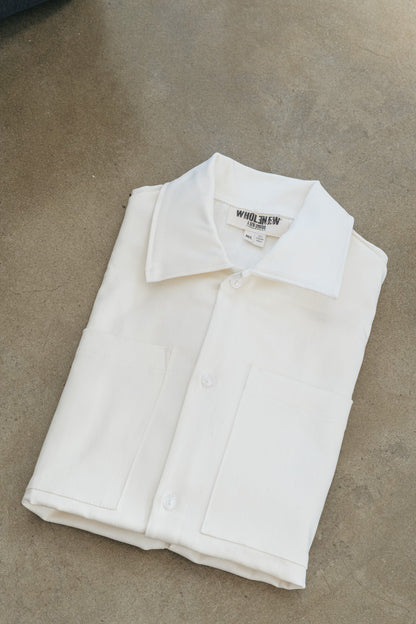 Shacket Button Up- White