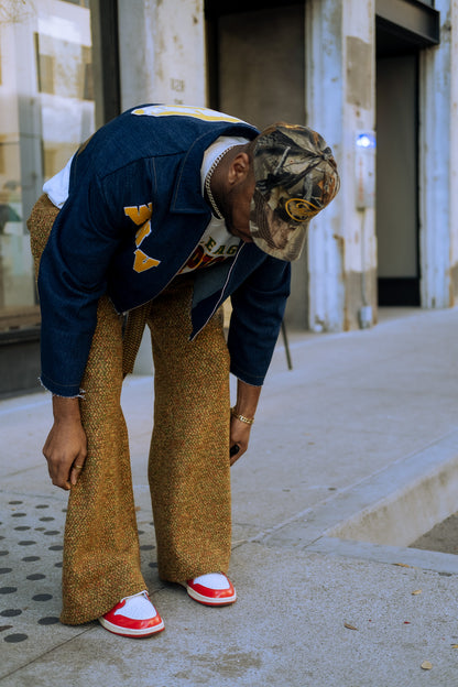 Heavy Knit Pants - neutral Hues ( limited )