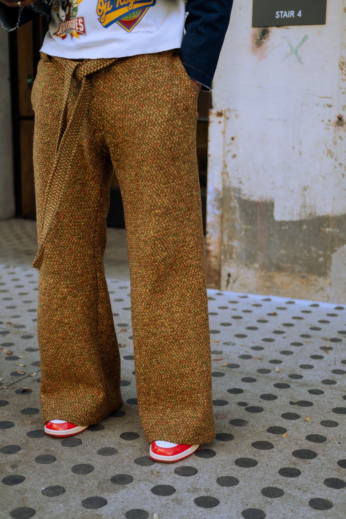 Heavy Knit Pants - neutral Hues ( limited )