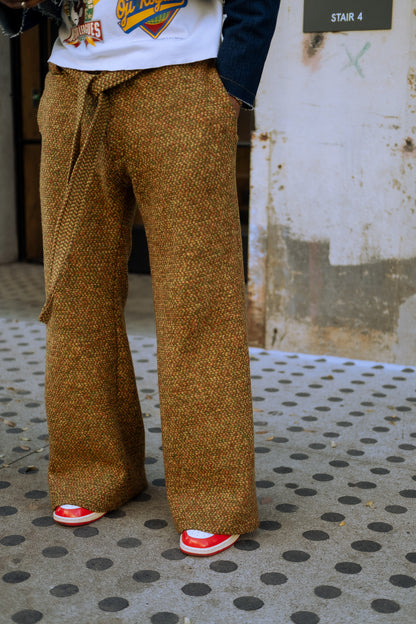 Heavy Knit Pants - neutral Hues ( limited )