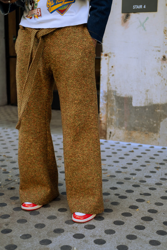 Heavy Knit Pants - neutral Hues ( limited )