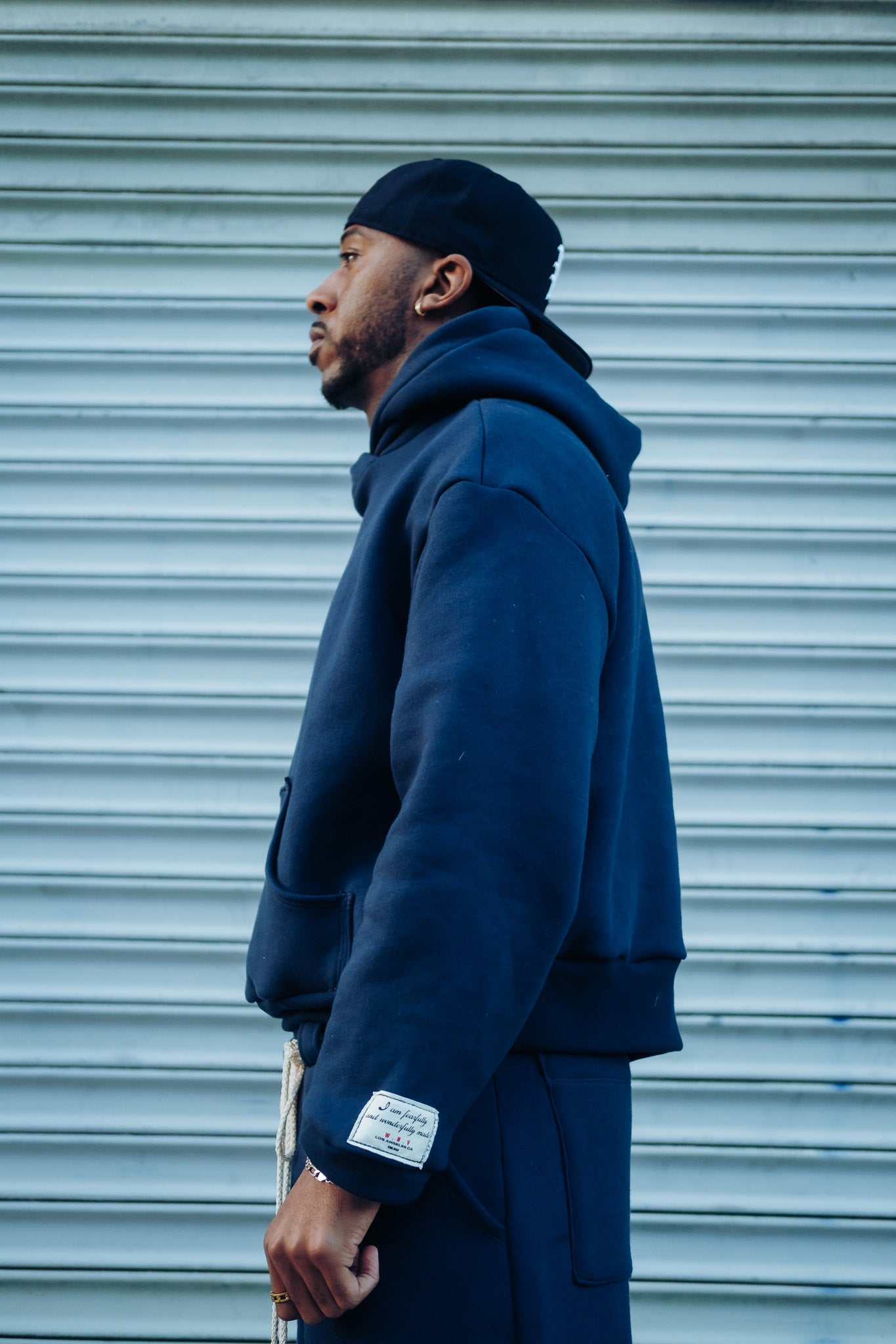 Premium Cotton Hoodie - NAVY