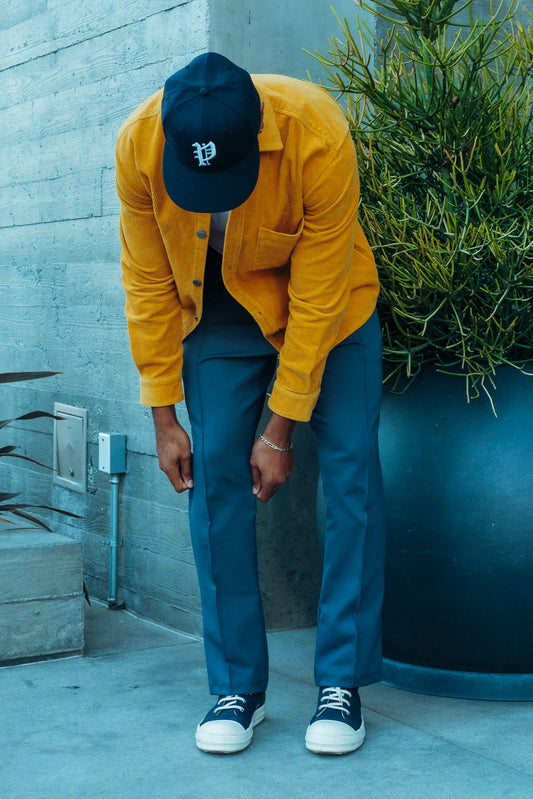 Slim Elevated Jogger - Slate Blue
