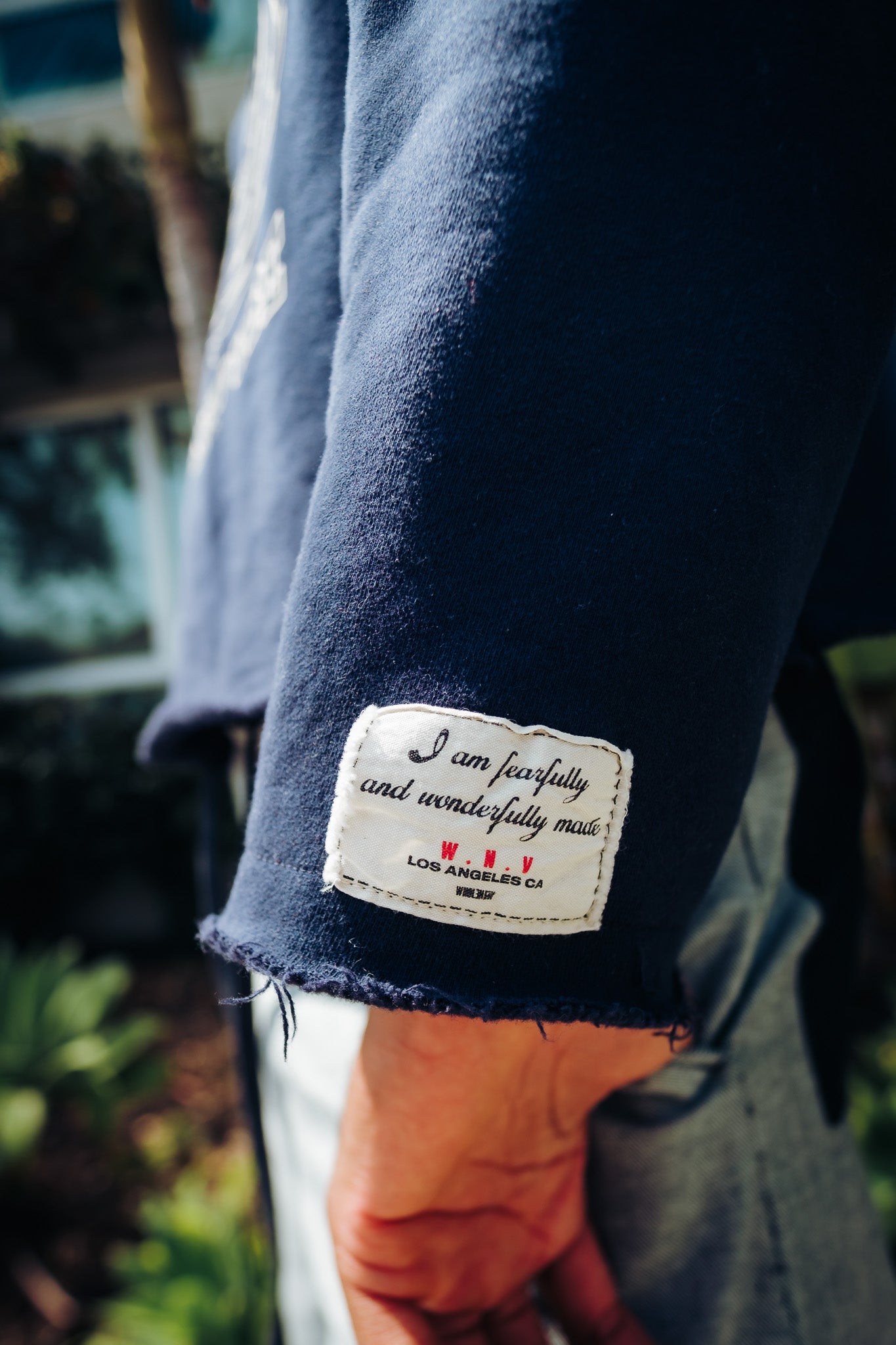 Oversized Crewneck Sweatshirt- Navy
