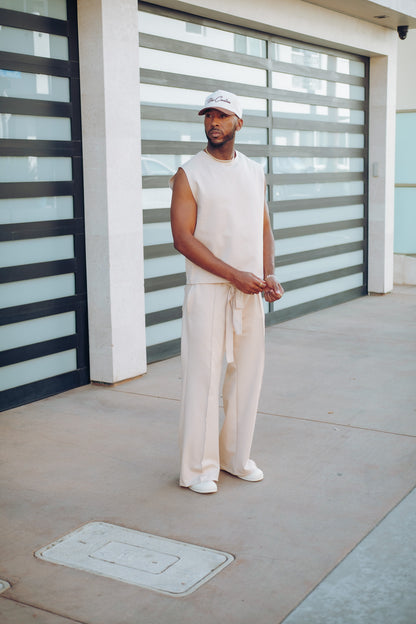 Sand- Heavy Flared Pants (limited)