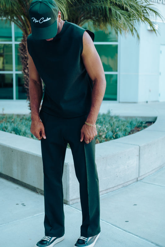 Slim Elevated Jogger - Hunter Green