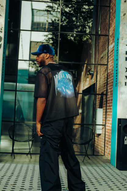 Black Mesh Jersey