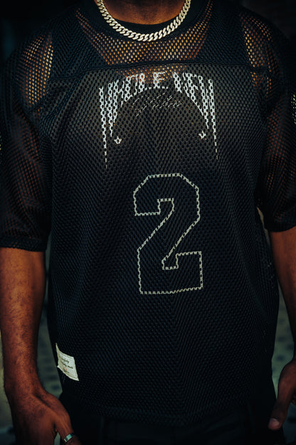 Black Mesh Jersey