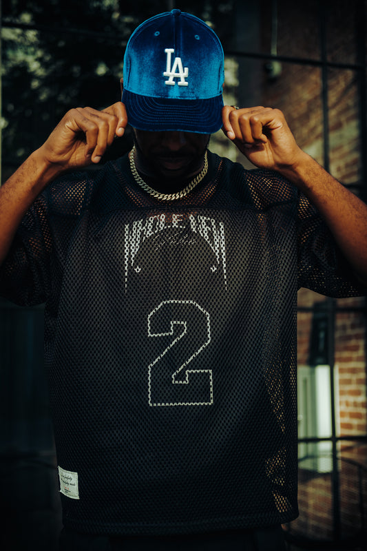 Black Mesh Jersey